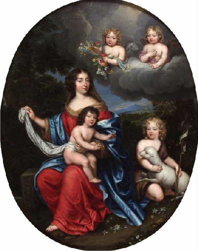 Mme de Maintenon et enfants