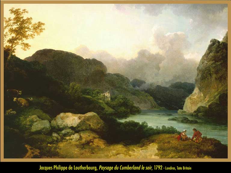 Loutherbourg Lac Soir